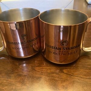 Copper Mug Set (2) piece set